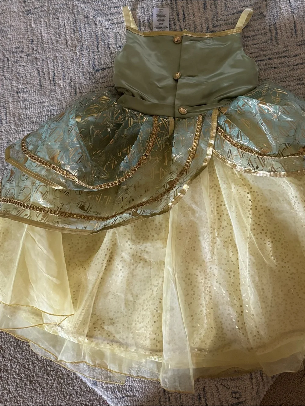 Girls' Disney Princess Tiana Costume Dress